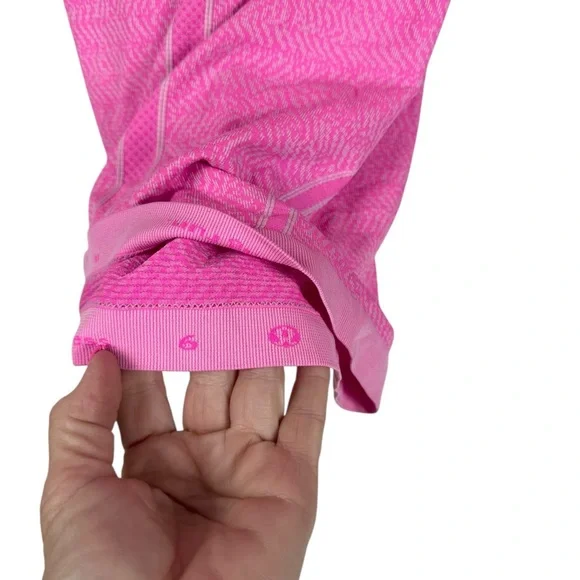 Swiftly Tech Long Sleeve Hip Length Size 6 Heathered Raspberry - Picture 4 of 4